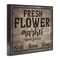 Stupell Industries Rustic Flower Market Framed Giclee Wall Art Design by Angela Nickeas